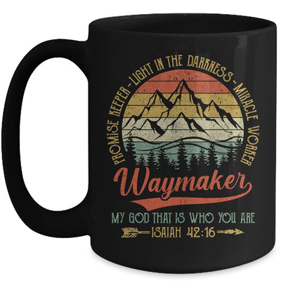 Waymaker Miracle Worker Promise Keeper Christian Mug Coffee Mug | Teecentury.com