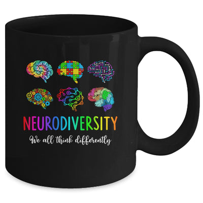 We All Think Differently Neurodiversity Autism Mug | teecentury