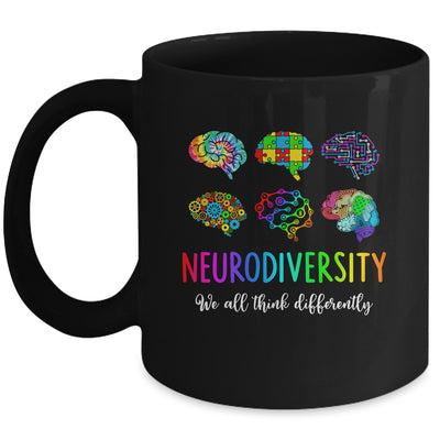 We All Think Differently Neurodiversity Autism Mug | teecentury