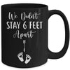 We Didnt Stay 6 Feet Apart Pregnancy Announcement Mug Coffee Mug | Teecentury.com