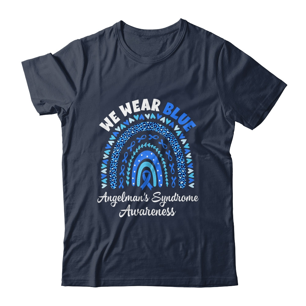 We Wear Blue For Angelmans Syndrome Awareness T-Shirt & Hoodie | Teecentury.com
