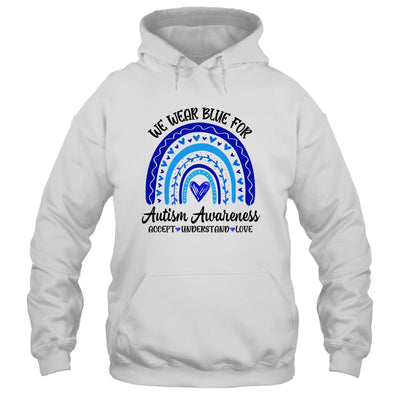 We Wear Blue For Autism Awareness Accept Understand Love Shirt & Tank Top | teecentury