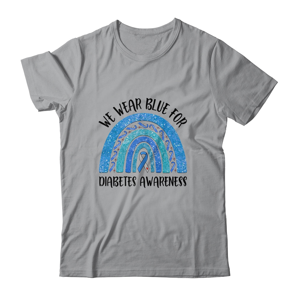 We Wear Blue For Diabetic Awareness Warriors T-Shirt & Hoodie | Teecentury.com