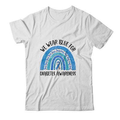 We Wear Blue For Diabetic Awareness Warriors T-Shirt & Hoodie | Teecentury.com