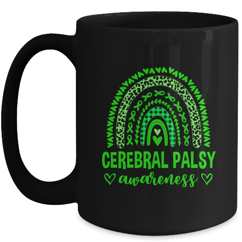 We Wear Green Cerebral Palsy Awareness CP Month Mug | teecentury