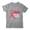 We Wear Red For Red Ribbon Week Awareness T-Shirt & Hoodie | Teecentury.com