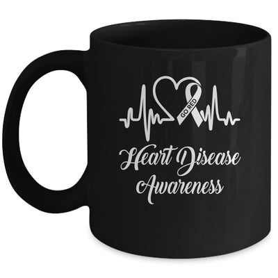 We Wear Red In February Go Red Heart Disease Awareness Mug | teecentury