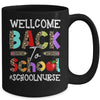 Welcome Back To School Nurse First Day Of School Leopard Mug | teecentury