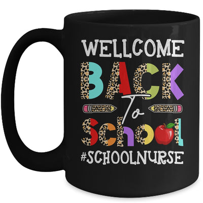 Welcome Back To School Nurse First Day Of School Leopard Mug | teecentury