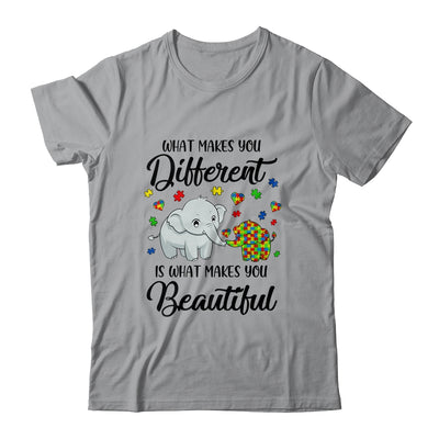 What Makes You Different Elephant Mom Autism Child Awareness T-Shirt & Hoodie | Teecentury.com