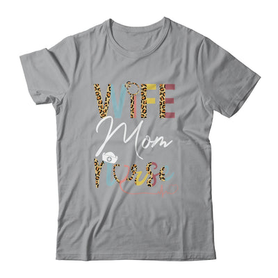 Wife Mom Nurse Womens RN LPN Mothers Day For Nurses T-Shirt & Tank Top | Teecentury.com