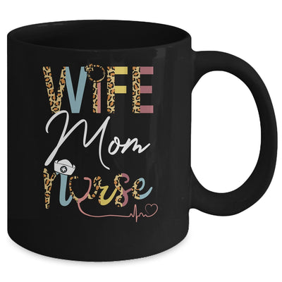Wife Mom Nurse Womens RN LPN Mothers Day For Nurses Mug Coffee Mug | Teecentury.com