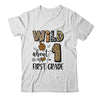 Wild About 1st Frist Grade Back To School Student Teacher Shirt & Hoodie | teecentury