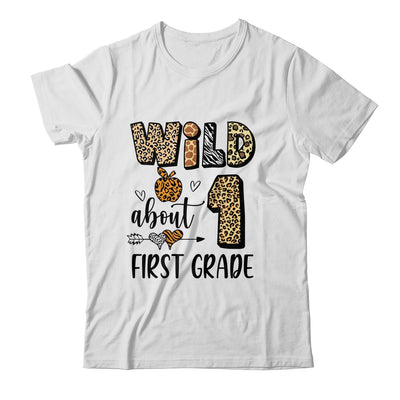 Wild About 1st Frist Grade Back To School Student Teacher Shirt & Hoodie | teecentury