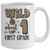 Wild About 1st Frist Grade Back To School Student Teacher Mug | teecentury