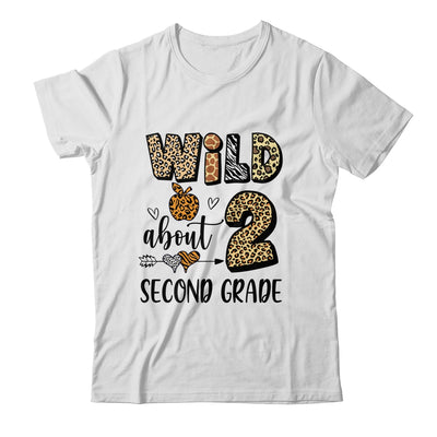 Wild About 2nd Second Grade Back To School Student Teacher Shirt & Hoodie | teecentury