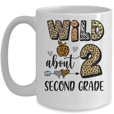 Wild About 2nd Second Grade Back To School Student Teacher Mug | teecentury