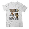 Wild About 4th Fourth Grade Back To School Student Teacher Shirt & Hoodie | teecentury