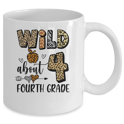 Wild About 4th Fourth Grade Back To School Student Teacher Mug | teecentury