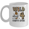 Wild About 4th Fourth Grade Back To School Student Teacher Mug | teecentury