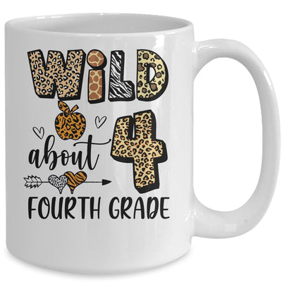 Wild About 4th Fourth Grade Back To School Student Teacher Mug | teecentury