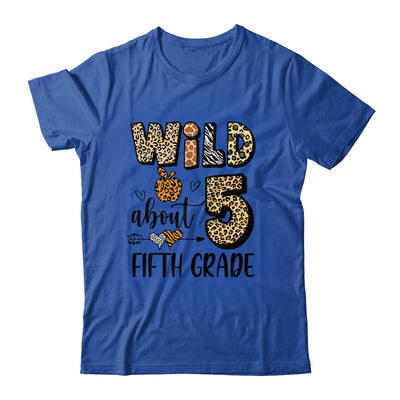 Wild About 5th Fifth Grade Back To School Student Teacher Shirt & Hoodie | teecentury