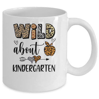 Wild About Kindergarten Back To School Student Teacher Mug | teecentury