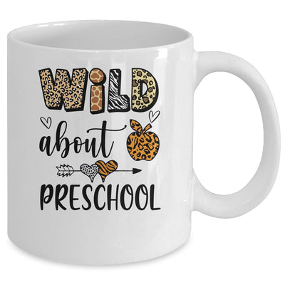 Wild About Preschool Back To School Student Teacher Mug | teecentury