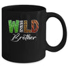 Wild Brother Zoo Born Wild Birthday Safari Jungle Mug | teecentury