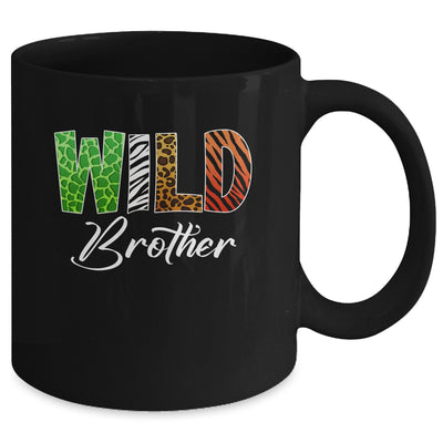 Wild Brother Zoo Born Wild Birthday Safari Jungle Mug | teecentury
