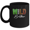 Wild Brother Zoo Born Wild Birthday Safari Jungle Mug | teecentury