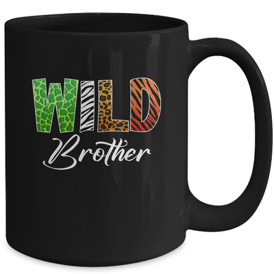 Wild Brother Zoo Born Wild Birthday Safari Jungle Mug | teecentury