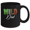 Wild Dad Zoo Born Wild Birthday Safari Jungle Mug | teecentury