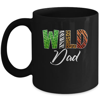 Wild Dad Zoo Born Wild Birthday Safari Jungle Mug | teecentury