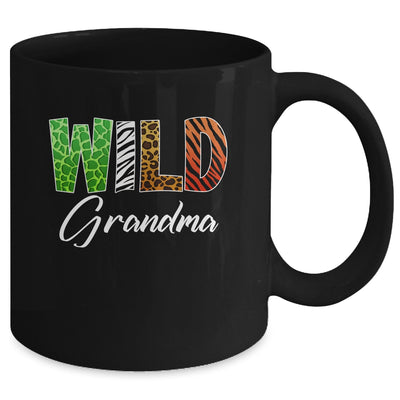 Wild Grandma Zoo Born Wild Birthday Safari Jungle Mug | teecentury