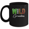 Wild Grandma Zoo Born Wild Birthday Safari Jungle Mug | teecentury