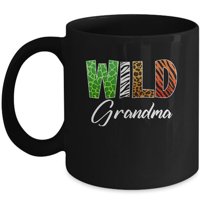 Wild Grandma Zoo Born Wild Birthday Safari Jungle Mug | teecentury