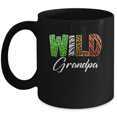 Wild Grandpa Zoo Born Wild Birthday Safari Jungle Mug | teecentury