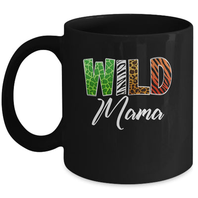 Wild Mama Zoo Born Wild Birthday Safari Jungle Mug | teecentury