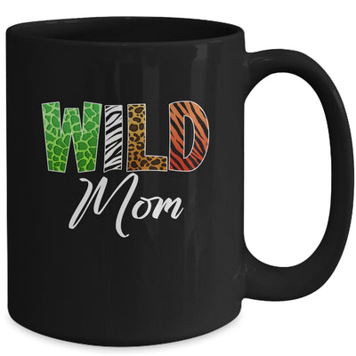 Wild Mom Zoo Born Wild Birthday Safari Jungle Mug | teecentury
