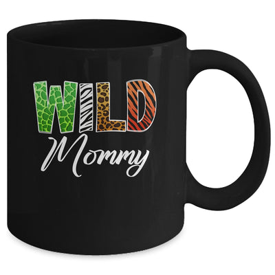 Wild Mommy Zoo Born Wild Birthday Safari Jungle Mug | teecentury