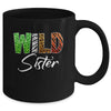 Wild Sister Zoo Born Wild Birthday Safari Jungle Mug | teecentury