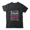 Will Trade Student For Candy Halloween Costume Teacher T-Shirt & Long Sleeve | Teecentury.com