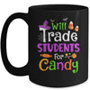 Will Trade Student For Candy Halloween Costume Teacher Mug Coffee Mug | Teecentury.com