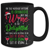 Wine Is So Delightful Ugly Christmas Sweater Mug Coffee Mug | Teecentury.com