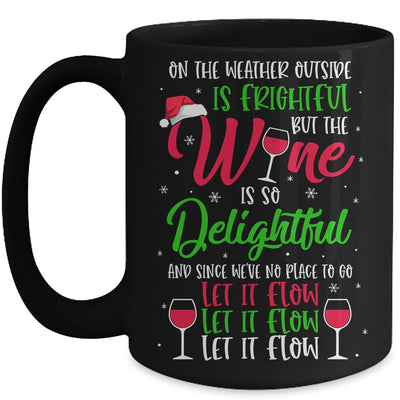 Wine Is So Delightful Ugly Christmas Sweater Mug Coffee Mug | Teecentury.com