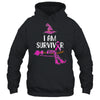 Witch I'm Survivor Breast Cancer Leopard Pink Ribbon Gifts T-Shirt & Hoodie | Teecentury.com