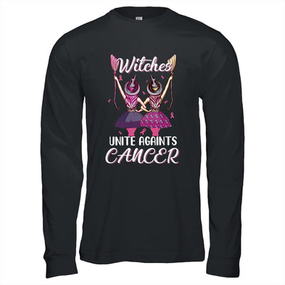 Witches Unite Against Breast Cancer Wear Pink Halloween T-Shirt & Hoodie | Teecentury.com