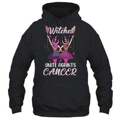 Witches Unite Against Breast Cancer Wear Pink Halloween T-Shirt & Hoodie | Teecentury.com