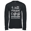 With Jesus In Her Heart Coffee In Her Hand Unstoppable T-Shirt & Hoodie | Teecentury.com